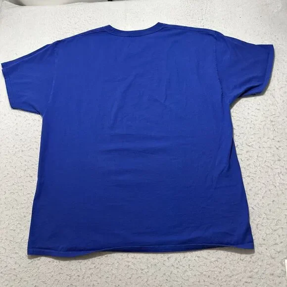 Disney Parks Men's XL Walt Disney World Crewneck Graphic T Shirt 1971 Logo Blue - Picture 9 of 11